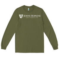 Army Green johns hopkins Long Sleeve Tee - artisFamous