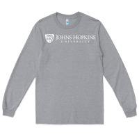 Heather Grey johns hopkins Long Sleeve Tee - artisFamous