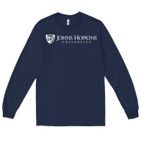 Navy johns hopkins Long Sleeve Tee - artisFamous