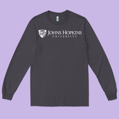 Johns Hopkins Long Sleeve Tee Designed By Artisfamous