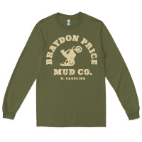 Army Green braydon price motorbike mud   t shirt Long Sleeve Tee - artisFamous