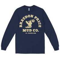 Navy braydon price motorbike mud   t shirt Long Sleeve Tee - artisFamous