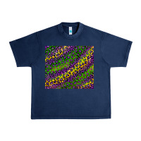 Navy mardi gras leopard background Urban Heavy Tee - RanaPortraitStore
