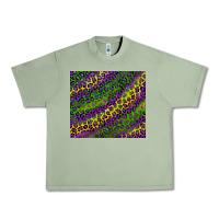 Oil Green mardi gras leopard background Urban Heavy Tee - RanaPortraitStore