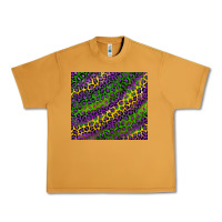 Peanut Butter mardi gras leopard background Urban Heavy Tee - RanaPortraitStore