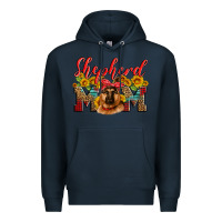 Navy german shepherd mom Premium Hoodie - Artiststas