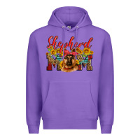 Purple german shepherd mom Premium Hoodie - Artiststas