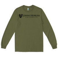 Army Green johns hopkins Long Sleeve Tee - artisFamous