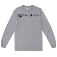 Heather Grey johns hopkins Long Sleeve Tee - artisFamous