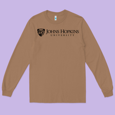 Johns Hopkins Long Sleeve Tee Designed By Artisfamous