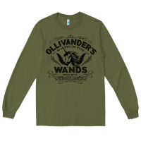 Army Green ollivanders wands Long Sleeve Tee - artisFamous