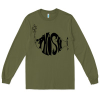Army Green p hish Long Sleeve Tee - artisFamous