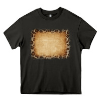 Asphalt Buralp and Leopard Heavy Core Tee - CowCowDesign