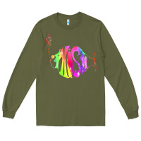 Army Green p hish Long Sleeve Tee - artisFamous
