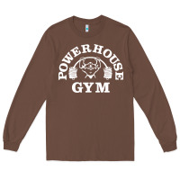 Chestnut power house gym fitness Long Sleeve Tee - artisFamous