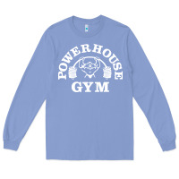 Colony Blue power house gym fitness Long Sleeve Tee - artisFamous