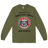 Army Green samoa law school Long Sleeve Tee - artisFamous