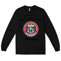 Black samoa law school Long Sleeve Tee - artisFamous