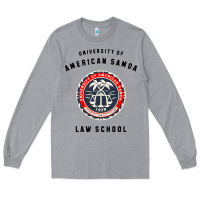 Heather Grey samoa law school Long Sleeve Tee - artisFamous