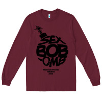 Burgundy bob omb Long Sleeve Tee - artisFamous