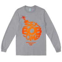 Heather Grey bob omb Long Sleeve Tee - artisFamous