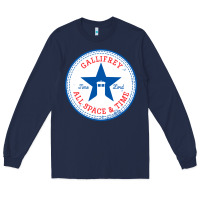 Navy time lords chucks Long Sleeve Tee - artisFamous
