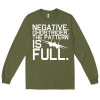 Army Green top gun ghostrider Long Sleeve Tee - artisFamous