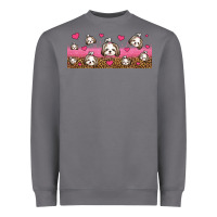 Storm shih tzu dogs libbey glass Heavyweight Sweatshirt - Jasminsmagicworld
