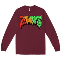 Burgundy vintage  flatbush Long Sleeve Tee - artisFamous
