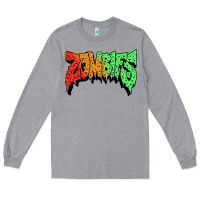 Heather Grey vintage  flatbush Long Sleeve Tee - artisFamous