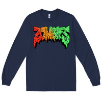 Navy vintage  flatbush Long Sleeve Tee - artisFamous