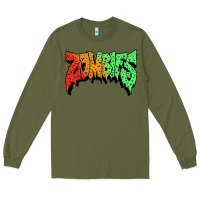 Army Green vintage  flatbush Long Sleeve Tee - artisFamous