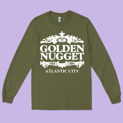 Atlantic City Golden Nugget Long Sleeve Tee Designed By Artisfamous