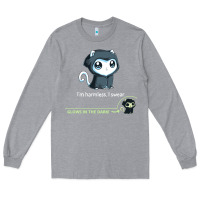 Heather Grey i'm harmless, i swear Long Sleeve Tee - artisFamous