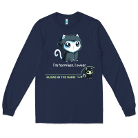 Navy i'm harmless, i swear Long Sleeve Tee - artisFamous