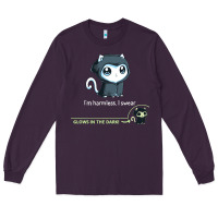 Plum i'm harmless, i swear Long Sleeve Tee - artisFamous