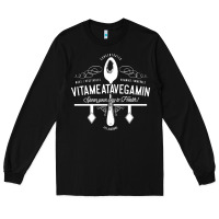 Black vitameatavegamin Long Sleeve Tee - artisFamous