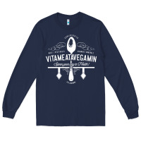 Navy vitameatavegamin Long Sleeve Tee - artisFamous