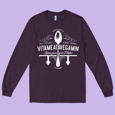 Vitameatavegamin Long Sleeve Tee Designed By Artisfamous
