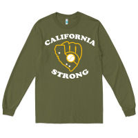 Army Green california strong Long Sleeve Tee - artisFamous