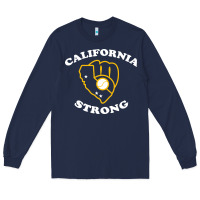 Navy california strong Long Sleeve Tee - artisFamous