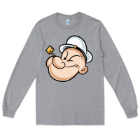 Heather Grey The Sailor Popeye Long Sleeve Tee - artisFamous