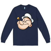 Navy The Sailor Popeye Long Sleeve Tee - artisFamous