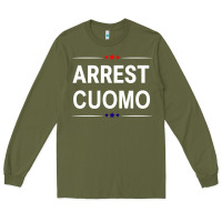 Army Green anti cuomo political Long Sleeve Tee - artisFamous