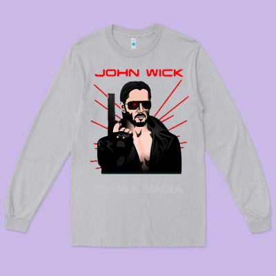 The Baba Yaga Long Sleeve Tee Designed By Artisfamous