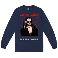 Navy the baba yaga Long Sleeve Tee - artisFamous
