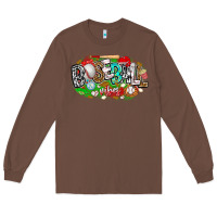 Chestnut baseball vibes Long Sleeve Tee - CowhideDigitalArt
