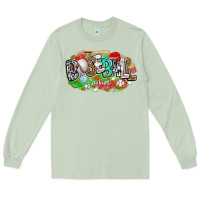 Matcha baseball vibes Long Sleeve Tee - CowhideDigitalArt