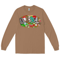Toasted Coconut baseball vibes Long Sleeve Tee - CowhideDigitalArt
