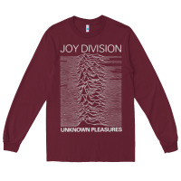 Burgundy Joy Division Classic Long Sleeve Tee - artisFamous